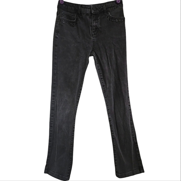 GERARD DERAL Washed Black straight leg jeans. Size 8 US - Picture 2 of 10